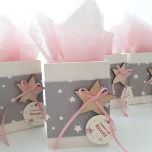 Μπομπονιέρα ξύλινη μολυβοθήκη