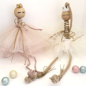 Μπομπονιέρα μπαλαρίνα σε 2 χρώματα