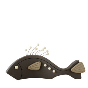 Κεραμικό Ψάρι Λοξό Μαύρο