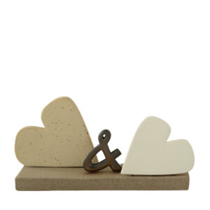 Κεραμικές Καρδιές Λευκή και Πορσελάνη