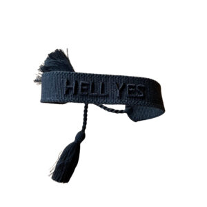 HELL YES Βραχιόλι Black