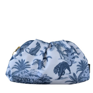 Clutch bag Tiger Blue