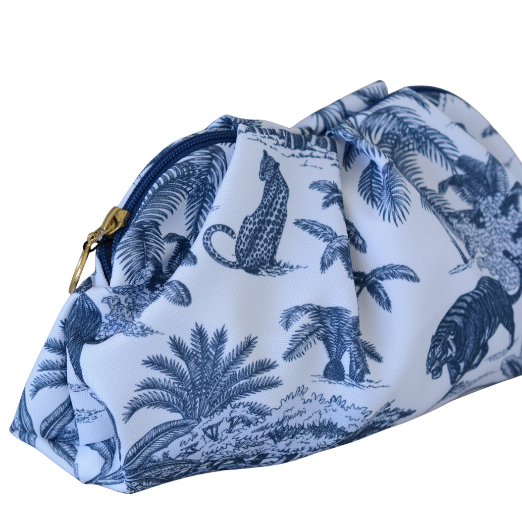 Clutch bag Tiger Blue - Image 3