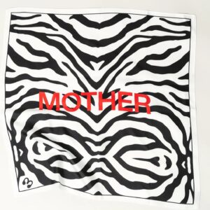 Μεταξωτό μαντήλι MOTHER Zebra